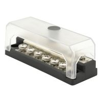 【YF】 12 Unit Negative Bus Bar 32 Volts 100A Dual Row Power Post Fit for RV Yachts Waterproof Fuse Box High Performance Professional