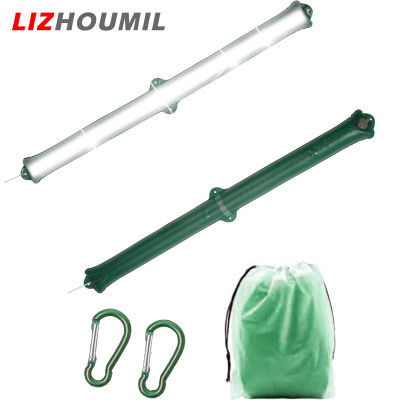 LIZHOUMIL โคมไฟเป่าลมตะเกียงตั้งแคมป์กลางแจ้งแบบพับได้,โคมไฟแม่เหล็ก Usb หลอด Led แบบพกพาหรี่แสงได้ไฟ Led สำหรับตั้งแคมป์2ชิ้น