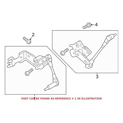 8W0941309E Rear Left Body Height Headlight Level Sensor for Audi A4 A5 RS5 S4 S5 Avant 2016-2023 4M0907803 8W0 941 309 C