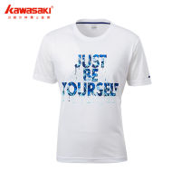 Kawasaki Breathable Badminton T-Shirt Short-Sleeve Training Tennis T-Shirts For Unisex Sportswear ST-Q3320