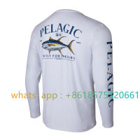 Pelagic เกียร์ฤดูร้อนแขนยาวเสื้อตกปลาระบายอากาศแห้งเร็วกลางแจ้งผู้ชายตกปลาเสื้อผ้า2023ป้องกันรังสียูวีตกปลาแจ็คเก็ต