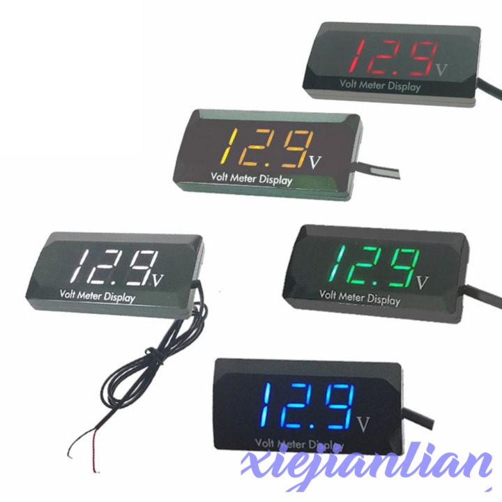 [xiej] Digitale Voltmeter Dc 4.5V Tot 30V Voltage Panel Amperemeter 12V