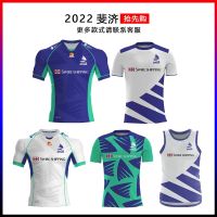 เสื้อผ้าบาสเกตบอลคุณภาพสูง 2022 Fiji ball training Rugby clothing Fiji vest under male Rugby jersey