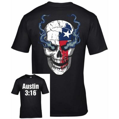 Austin 316 T-shirt - Stone Cold Steve BROKEN SKULL RANCH BSR WrestleMania 38 (2)