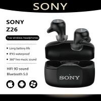 Sony Z26 TWS หูฟังไร้สาย HiFi บลูทูธ5.0ควบคุมเสียงสเตอริโอหูฟังเฮดโฟนแบบเสียบหูสำหรับเล่นกีฬา