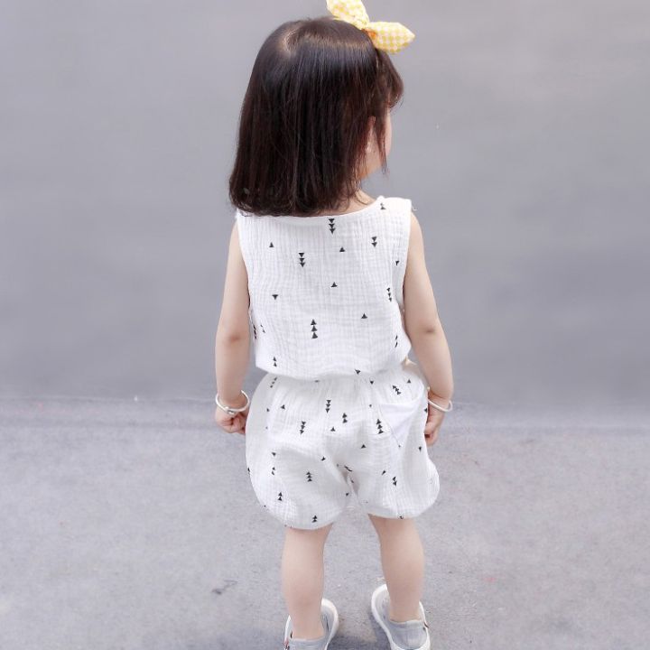 2pcs-kids-baby-boy-girls-toddler-summer-vest-tops-shorts-pants-outfits-clothes