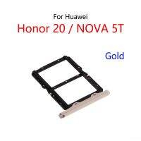 สำหรับ Huawei เกียรติยศ20/NOVA 5T ใหม่ซิมช่องเสียบบัตรที่ใส่ถาดซ็อกเก็ตเครื่องอ่านการ์ดซิม