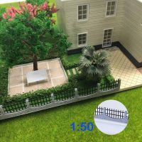 GY47050 3PCS 34.5cm O Scale 1:50 Fence Model Trains Layout Railway Diorama