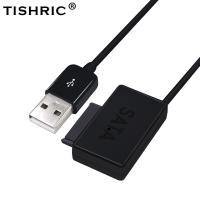 TISHRIC USB 2.0 to SATA 7 6 Cable Converter External Optical Drive Adapter For Laptop CD-ROM DVD With LED