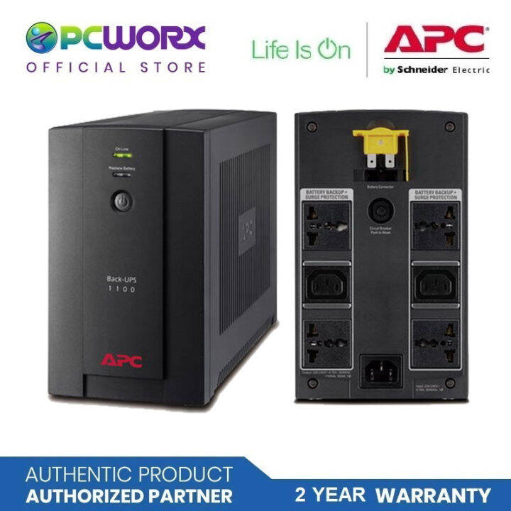 APC UPS BX1100LI-MS 1100VA UPS Universal And IEC Sockets APC UPS ...