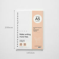A5 B5A4 Loose Leaf Notebook Journal Spiral Binder Inside Paper Diary Planner Weekly Monthly Plan Memo Pad School Office Supply