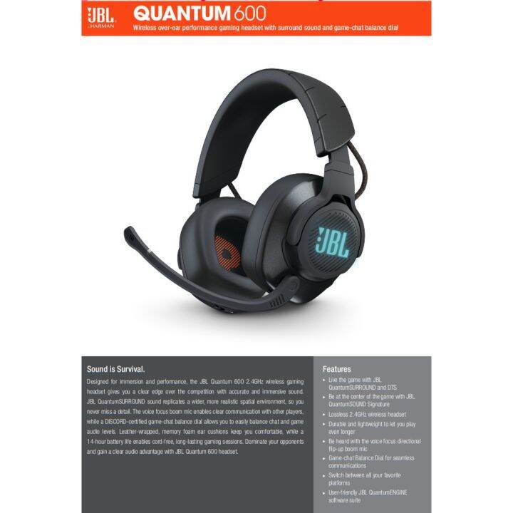 สินค้าขายดี-jbl-quantum-600-wireless-over-ear-performance-gaming-headset-หูฟังขั้นเทพสำหรับคอเกมส์มืออาชีพ-ประกันศูนย์ไทย-1-ปี-ที่ชาร์จ-แท็บเล็ต-ไร้สาย-เสียง-หูฟัง-เคส-ลำโพง-wireless-bluetooth-โทรศัพท