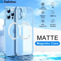 [Fast]1DS สำหรับ iPhone 13 Pro Max Ultra บาง Matte แม่เหล็ก Magsafe ชาร์จไร้สาย12โปร่งใสฝาแข็ง