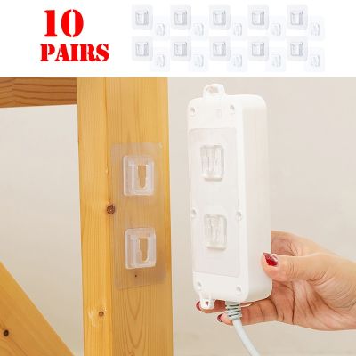 Double-Sided Adhesive Wall Hooks Hanger Strong Transparent Hooks Suction Cup Sucker Wall Storage Holder For Kitchen Bathroo Picture Hangers Hooks
