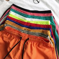 +【‘ Men Summer Swim Shorts Trunks Beach Board Shorts Waterproof Mens Running Sports Surffing Casual Short Pants Beach Fitness Pants