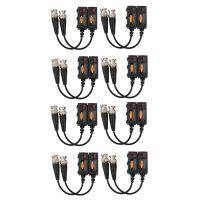 1080P AHD/HD-CVI/TVI/CVBS Passive HD Video Balun Transmitter 8 Pairs (UTP Up to 350M-600M)