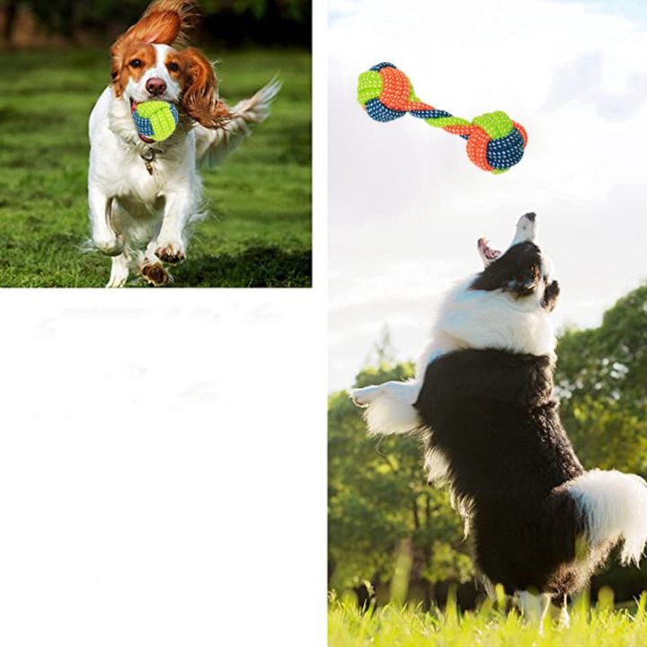 เชือกคอตตอนของเล่นสุนัขแบบเล่นด้วยกันสำหรับสัตว์เลี้ยงขนาดใหญ่ลูกสุนัขลูกสุนัขลูกสุนัข-sikat-gigi-anjing-เคี้ยวของเล่นสุนัขอุปกรณ์เสริม-yy-ร้านค้า
