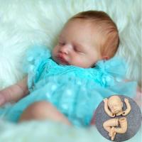 【YF】 19 Inches Vinyl Reborn Doll Kit Hand Made Baby Rosalie Supply Toy Parts With Cloth Body