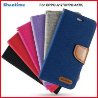 PU Flip Case For OPPO A17 Business Case For OPPO A17K Card Holder Silicone Photo Frame Case Wallet Cover