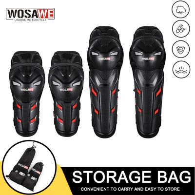 WOSAWE Motorcycle Knee Pads Elbow Protector Motocross Travel Knee Brace Joelheira Protective Gear Moto Anti-fall Knee Support Knee Shin Protection