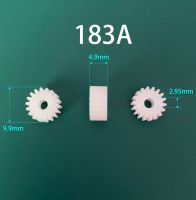 โมเดลของเล่นเกียร์183A ยาว0.5เมตร18ฟัน3มม. เพลาแน่นพลาสติก Pom เฟือง (10ชิ้น/ล็อต) รูปแบบใหม่มอเตอร์ไฟฟ้า