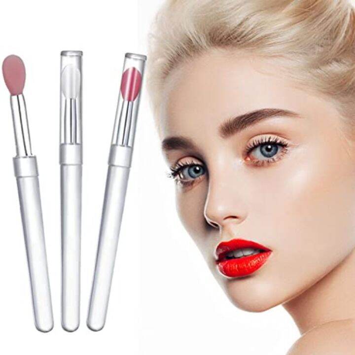 BEAUTY FINGER Beauty Portable Crystal Handle Makeup Tool Lip Brushes