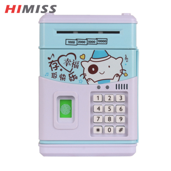 Himiss rc simulation smart atm piggy bank toys password fingerprint piggy - ảnh sản phẩm 5