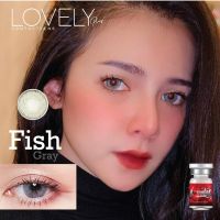 ? มีค่าสายตา ? Lovelylens Fish Gray Brown บิ๊กอาย สุดปัง คอนแทคเลนส์ รายเดือน มีอย แถมตลับฟรี  เลนส์นิ่ม สวยปังมาก