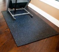 Treadmill Mat แผ่นยางปูรองเครื่องออกกำลังกาย พื้นยางกันรอย ผืนยางปูลู่วิ่ง แผ่นยางกันเลื่อน กันกระแทก ลดเสียง Treadmill Mat 3mm thickness