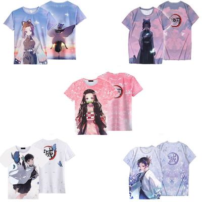 Demon Slayer 3D Printed T-shirt Fashion Tshirt For Kids Short Sleeve Cartoon Tops Baby Boy Clothes 2022 Childrens T shirts