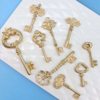 Retro key fondant silicone mold variety of key lock cake decoration creative diy baking chocolate mold Bread Cake  Cookie Accessories