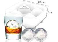 ICE BALL  ที่ทำน้ำแข็ง ซิลิโคนทำน้ำแข็งก้อนกลม ขนาด 4.5 ซม.  สินค้าพร้อมส่งในไทย