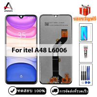 จอแสดงผลเดิมสำหรับ Itel A48 L6006จอแสดงผล LCD Touch Screen Digitizer สมัชชาอะไหล่ซ่อมเปลี่ยนสำหรับ Itel A48จอแอลซีดีแผงสัมผัส