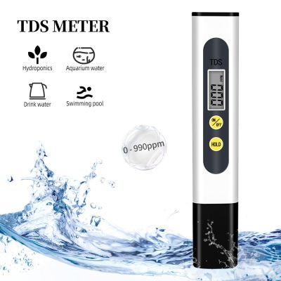 【big-discount】 Digital TDS Meter Tester Atomatic Calibration 0-990ppm กรองวัดคุณภาพน้ำการนำไฟฟ้าความบริสุทธิ์เครื่องมือ40% Off