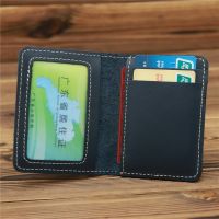 New Arrival Vintage Mens Genuine Leather Credit Card Holder Small Wallet Money Bag ID Card Case Mini Purse For Male Card Holders