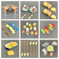 【CW】 Cake Bread Sushi Salmon Popcorn Candycane Kitchen Food for American 18 inch Girl Doll House Food Playset Toy Accessory Xmas Gift 1