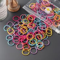 ◇ 200pcs Nylon Elastic Rubber Band Girls Cute Hair Bands Hair Accessories Kids Candy Color Ponytail Holder Headband Ornaments