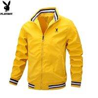 Playboy Casual Sports Coat Baseball Collar Clothes Mens Autumn Clothes lj