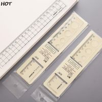 【CC】▬ↂ  1PC Ruler 15cm 18cm 20cm Transparent  Rulers Stationery Office School Supplies