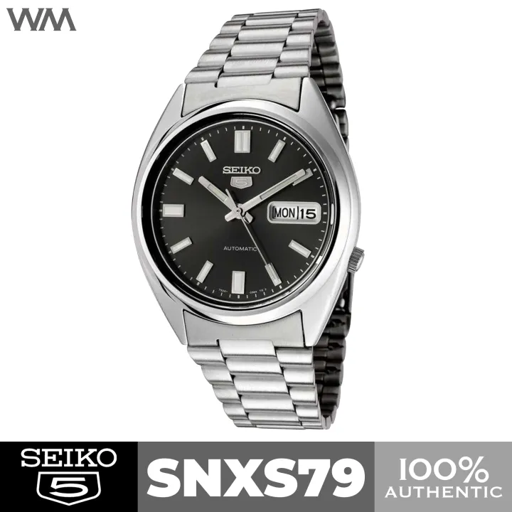 Seiko 5 Sports Classic Datejust Stainless Steel Automatic Watch SNXS79  SNXS79K | Lazada PH