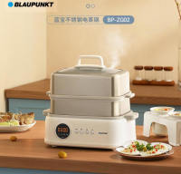 Blaupunkt หม้อนึ่งไฟฟ้าแสตนเลสนึ่งหลายชั้นสำหรับใช้ในบ้านหม้ออบไอน้ำความจุขนาดใหญ่หม้อไอน้ำสองชั้น