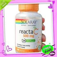 Free and Fast Delivery  Reacta-C 500 mg 120 Vegcaps (Solaray®) flavonoidm 200mg +  without acid