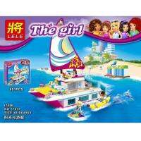 ProudNada Toys ของเล่นเด็กชุดตัวต่อเลโก้ผู้หญิง เรือสำราญ(กล่องใหญ่สุดคุ้ม) LELE The girl 651 PCS 37037