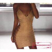 H.Y-Hot y Women Sleeveless Bandage Bodycon Evening Party