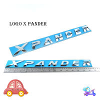 Logo  X-PANDER โลโก้  X-PANDER ของแท้ ติด Mitsubishi X-PANDER ชุปโครเมี่ยม 1ชิ้น mitsubishi x-pander มีบริการเก็บเงินปลายทาง