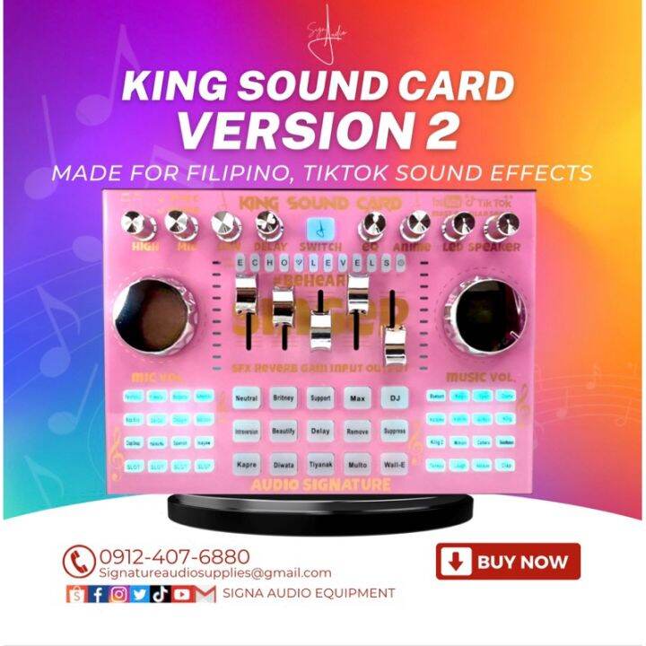 KING SOUND CARD VERSION 2 Lazada PH