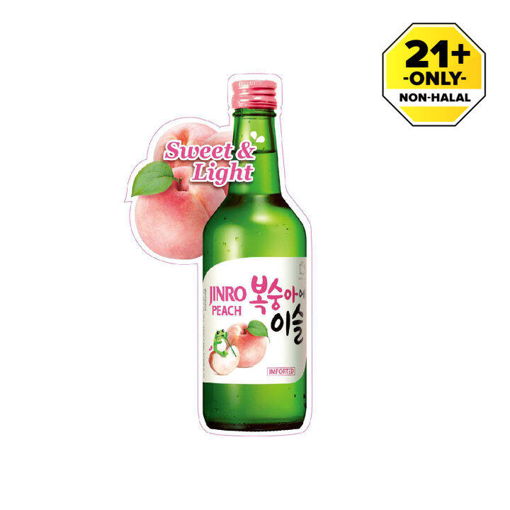 Jinro Peach Soju 360ml Lazada