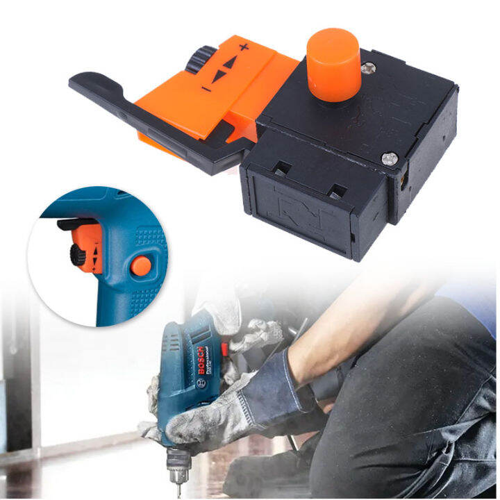 FA2/61BEK Electric Drill Trigger Switches Lock On Power Tool Hand Drill
