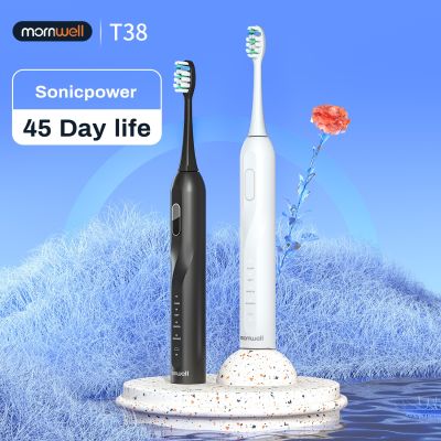 hot【DT】 Electric Toothbrush T38 USB Adult Ultrasonic 8 Brushes Heads
