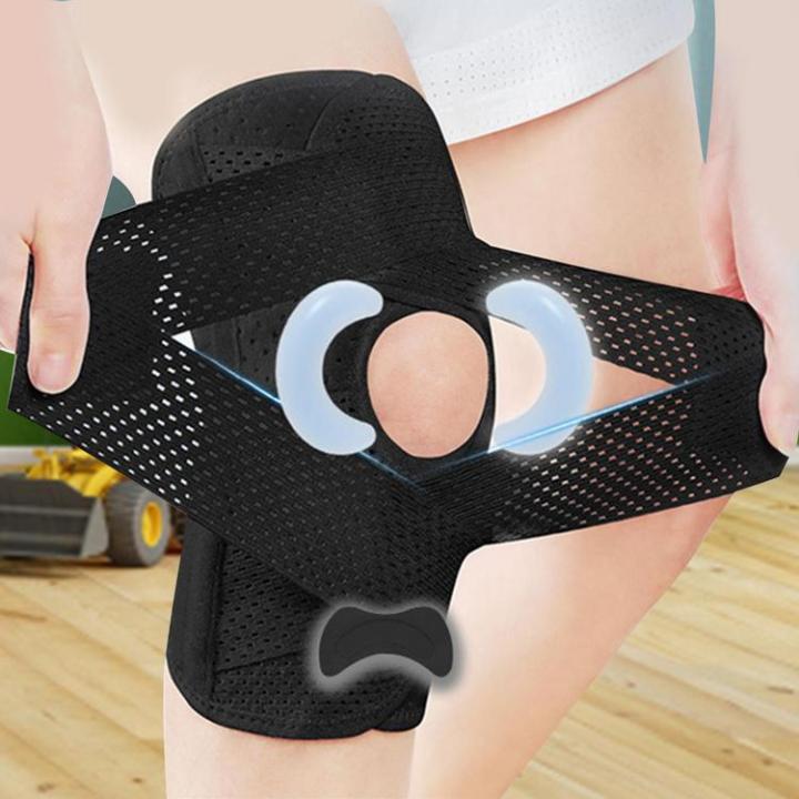 knee-compression-sleeves-portable-universal-soft-knee-sleeve-multifunctional-sports-supplies-knee-bandage-adjustable-elastic-knee-support-with-side-stabilisers-for-running-classical
